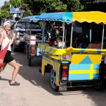 Pillan vid sverige-tuc tuc i Saladan