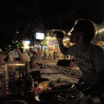 Oskar och Pappa sveper en kall