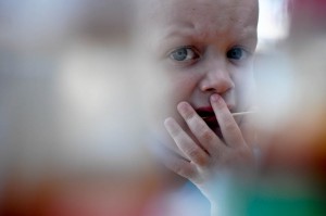 Max mellan ketchupflaskorna